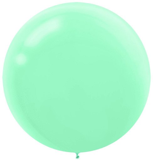 Latex Balloons 60cm 4 Pack Robin's-egg Blue