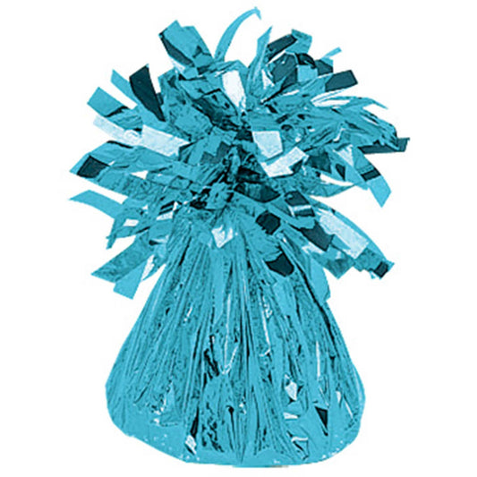 Small Foil Balloon Weight - Caribbean Blue