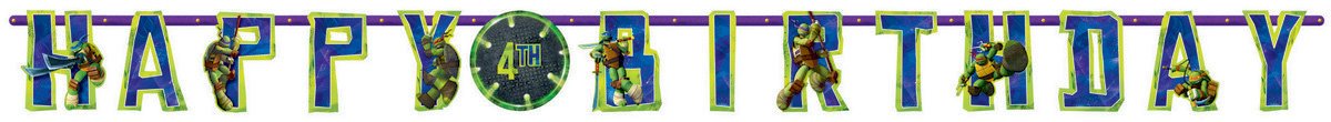 Teenage Mutant Ninja Turtles Jumbo Add-An-Age Banner