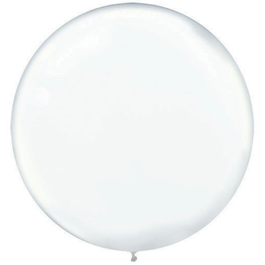 Latex Balloons 60cm 4 Pack Clear