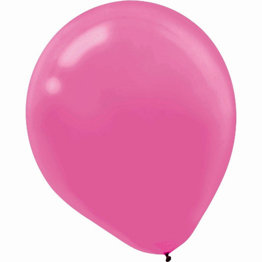 Latex Balloons 30cm 15CT Bright Pink