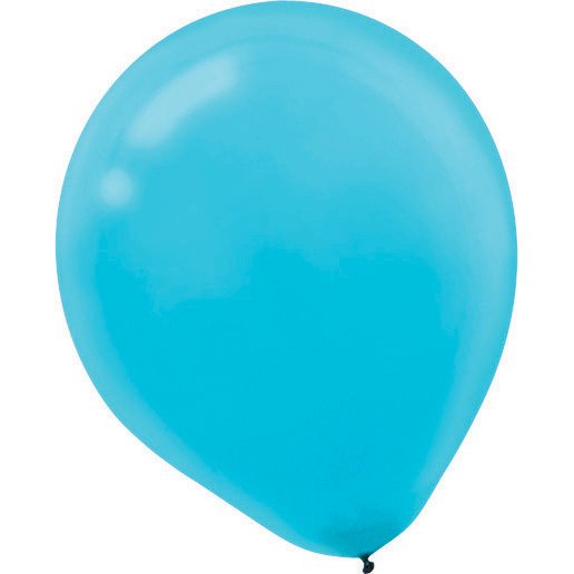 Latex Balloons 12cm 50 Pack Caribbean Blue