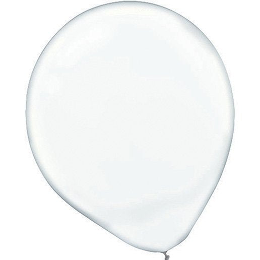 Latex Balloons 12cm 50 Pack Clear