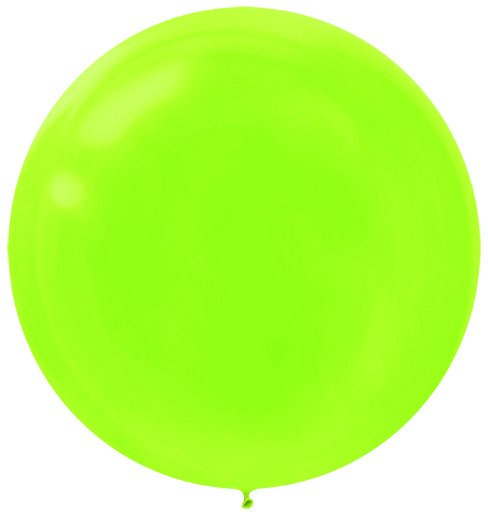 Latex Balloons 60cm 4 Pack Kiwi