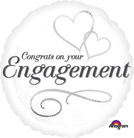 45cm Standard XL Two Hearts Engagement