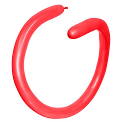 Sempertex 260T Fashion Red Modelling Latex Balloons 015, 100PK