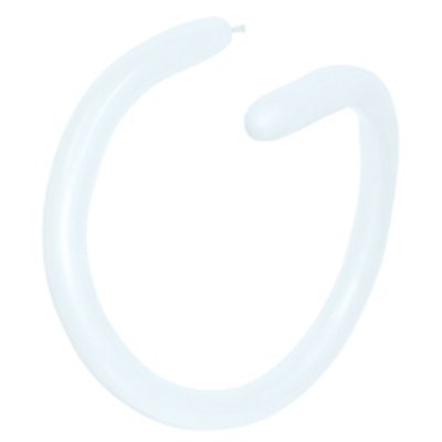 Sempertex 260T Fashion White Modelling Latex Balloons 005, 100PK