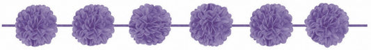 Fluffy Garland - Lilac