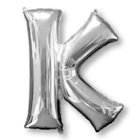 SuperShape Letter K Silver