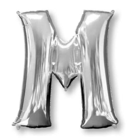 SuperShape Letter M Silver