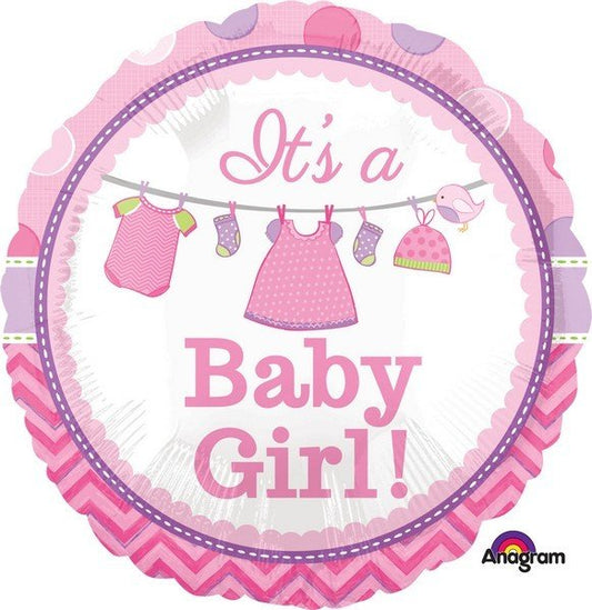 45cm Standard HX Shower With Love It's a Baby Girl