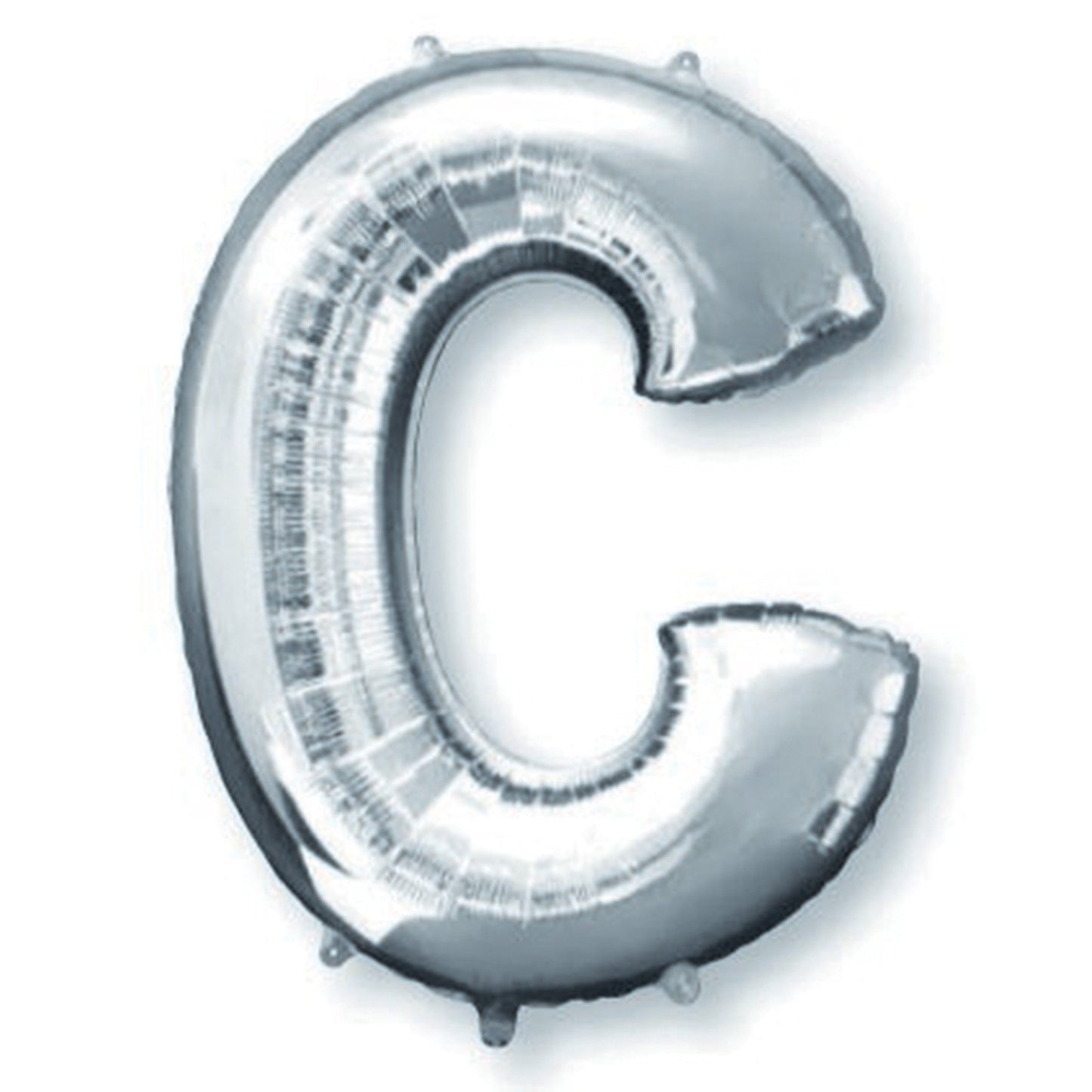 SuperShape Letter C Silver