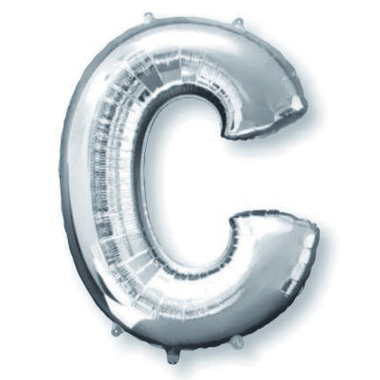 SuperShape Letter C Silver