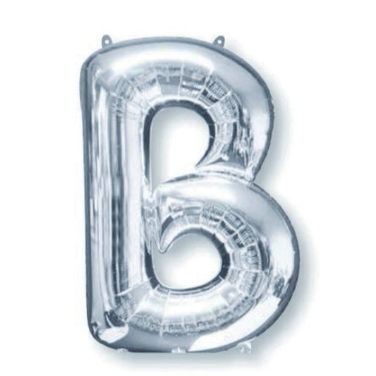SuperShape Letter B Silver