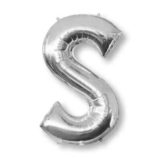 SuperShape Letter S Silver