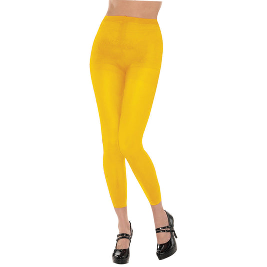 Footless Tights - Yellow