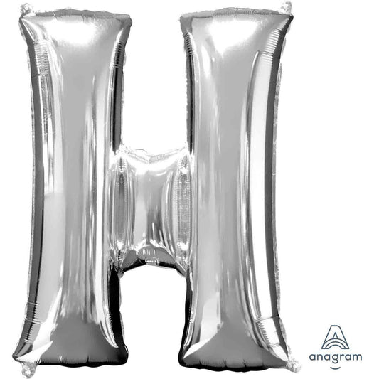 SuperShape Letter H Silver