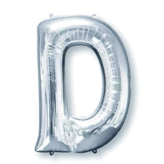 SuperShape Letter D Silver