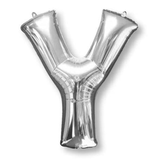 SuperShape Letter Y Silver
