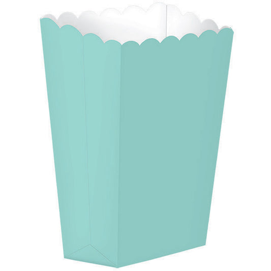 Popcorn Favor Boxes Small Robin's Egg Blue