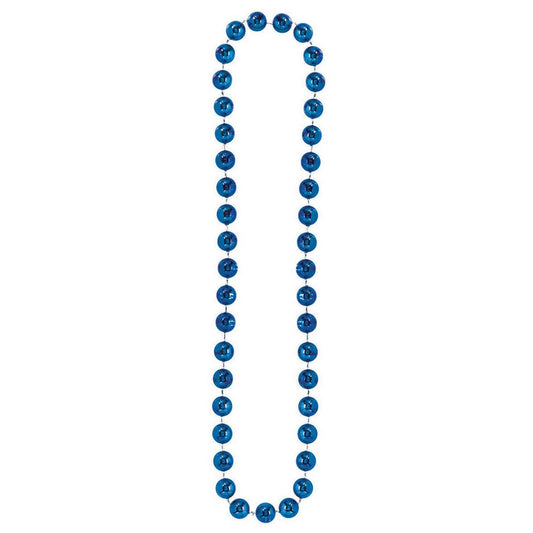 Jumbo Ball Bead Necklace - Blue