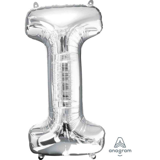 SuperShape Letter I Silver