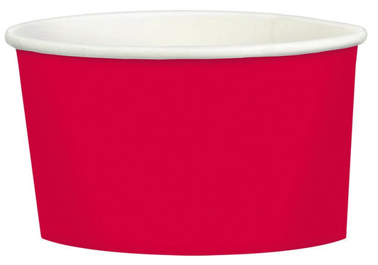 Paper Treat Cups 280ml Apple Red