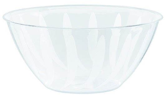 Swirl Bowl Clear - Plastic