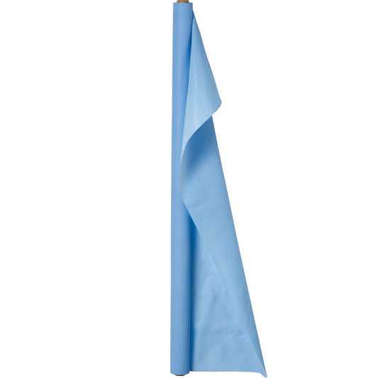 Plastic Table Roll-Pastel Blue