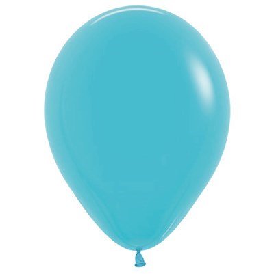 Sempertex 30cm Fashion Caribbean Blue Latex Balloons 038, 100PK