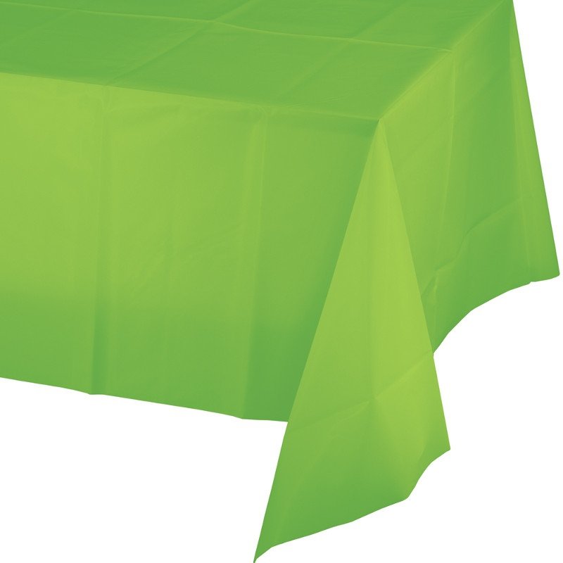 Fresh Lime Tablecover Plastic 137cm x 274cm