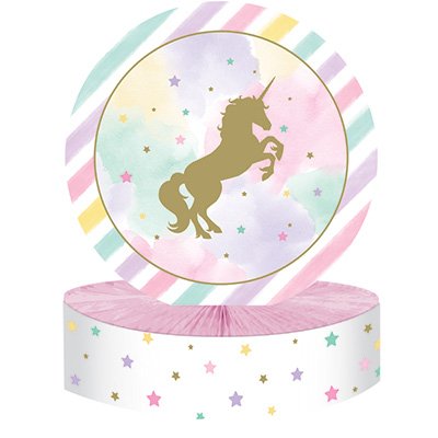 Unicorn Sparkle Centrepiece Honeycomb 30cm x 23cm