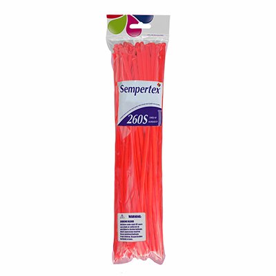 Sempertex 260T Fashion Red Modelling Latex Balloons 015, 50PK