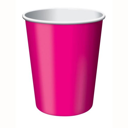 Hot Magenta Cups Paper 266ml