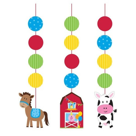 Farmhouse Fun Hanging String Cutouts 91cm (Pack of 3)