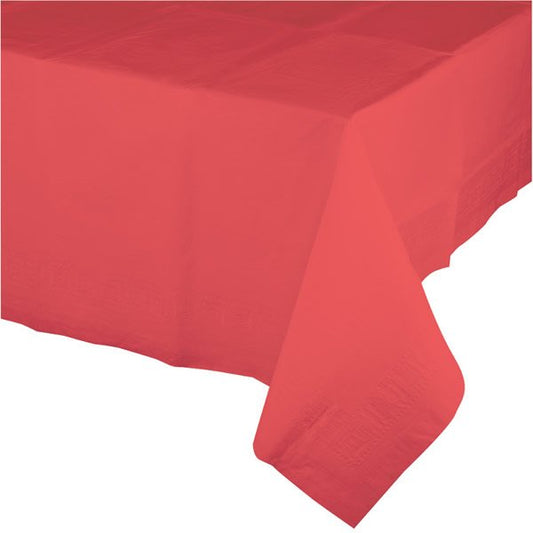 Coral Tablecover Plastic 137cm x 274cm
