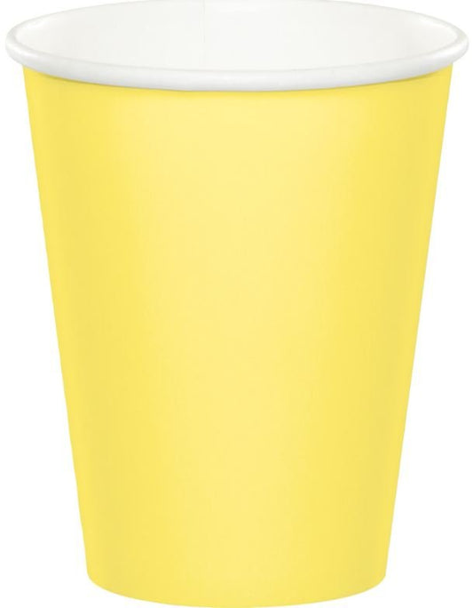 Mimosa Yellow Cups Paper 266ml
