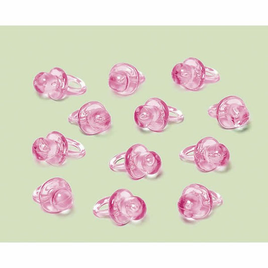 Mini Pacifiers Pink Favors
