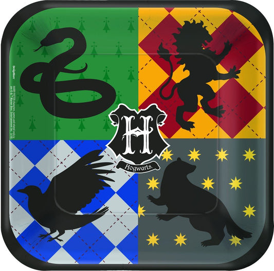 Harry Potter 17cm Square Paper Plates