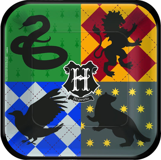 Harry Potter 23cm Square Paper Plates