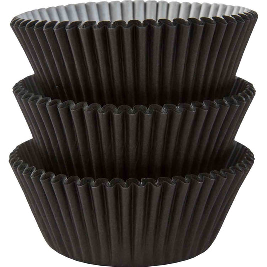 Mini Cupcake Cases Black