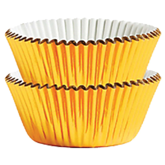 Mini Cupcake Cases Gold - Foil