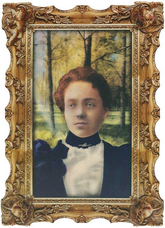 Scary Ghoul Lenticular Portrait Decoration