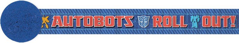 Transformers Crepe Streamer