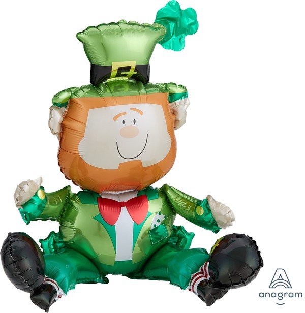 CI: Multi-Balloon Sitting Leprechaun