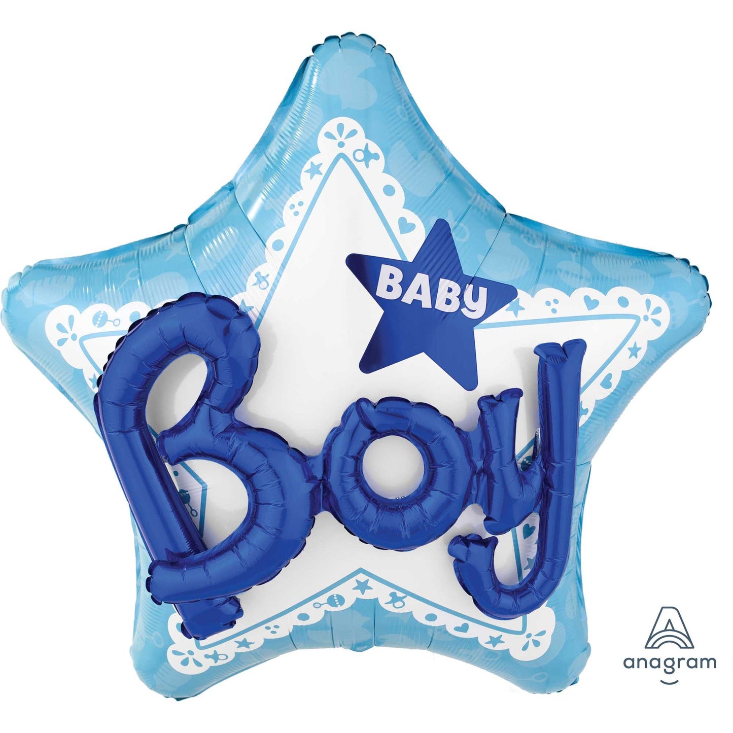 Multi-Balloon Celebrate Baby Boy