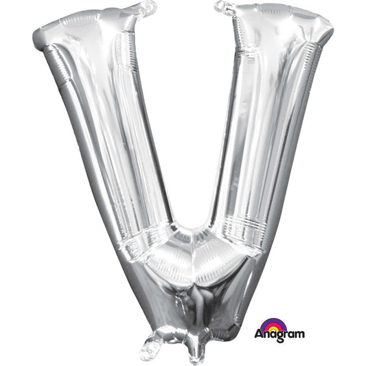 CI: Letter V Silver