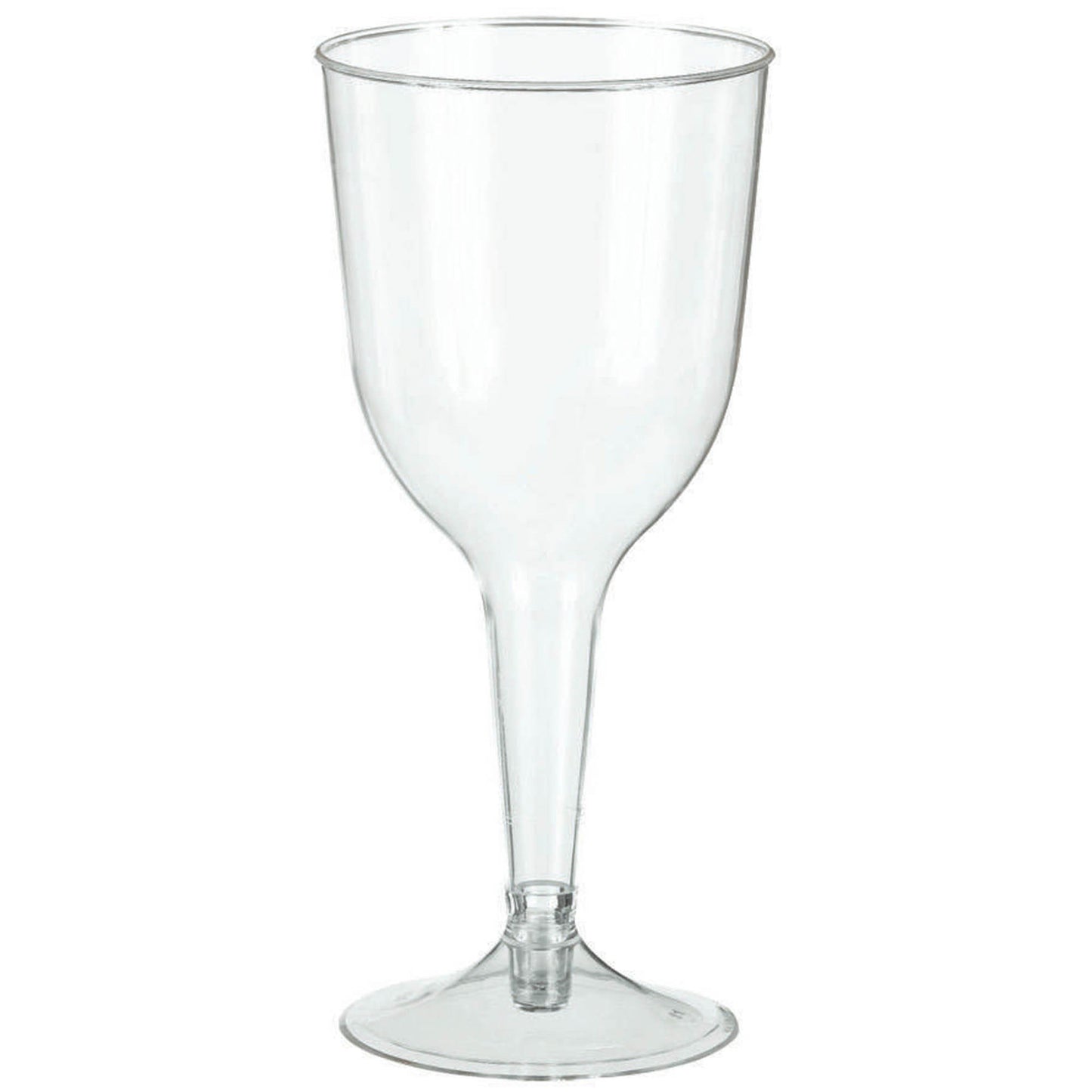 Big Party Pack Wine Glasses Clear Plastic