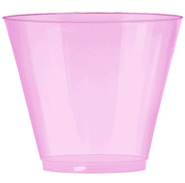 Big Party Pack 266ml Plastic Tumblers New Pink