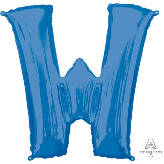 SuperShape Letter W Blue